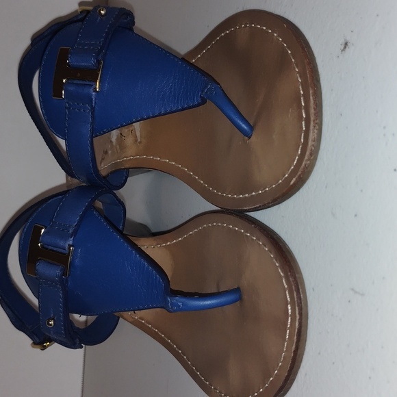 Tory Burch Women’s wedges Royal Blue size 10.5 - Picture 6 of 16